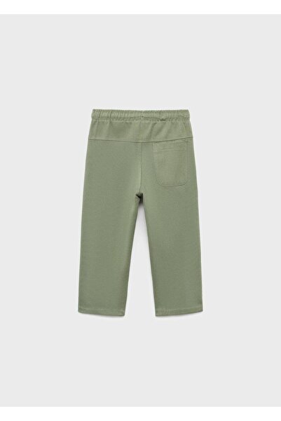 MANGO Baby İpli pamuklu jogger pantolon