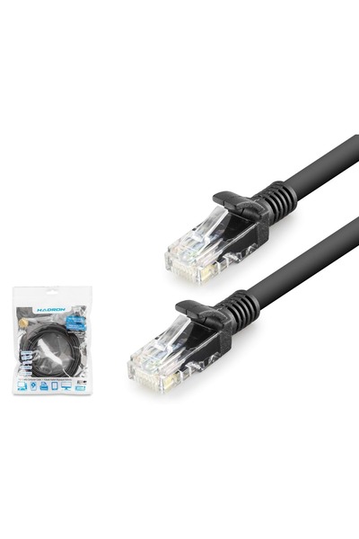 HADRON Hdx5071 Cat6 Ethernet Patch Cable 1 Gbps 250 Mhz 3 m Black