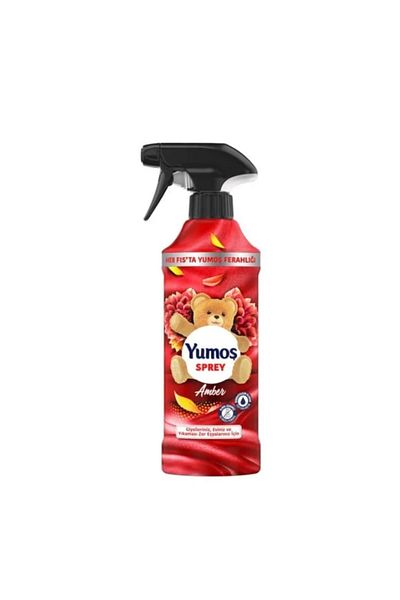 Yumoş Spray pentru incaperi, haine, mobilier si tapiterie parfum Amber Yumos 450ml