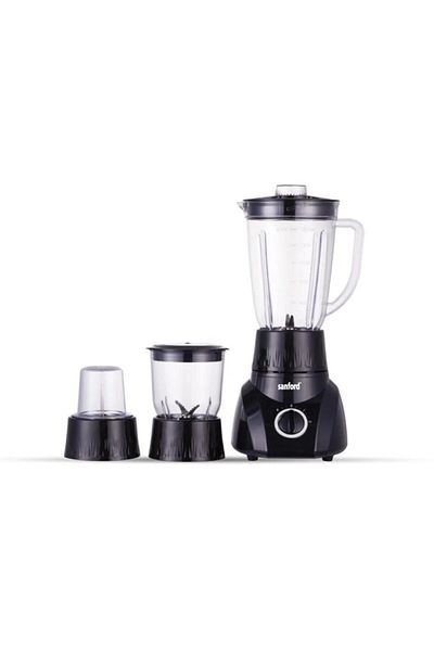 Sanford Sanford 2-in-1 Blender and Grinder, 1.6L, 400W, Stainless Steel Blades, with Pulse Function