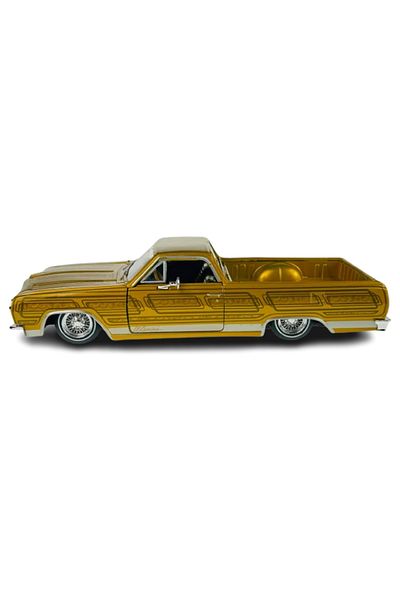 Maisto Chevrolet El Camino lowrider, 1965, auriu, 1/24