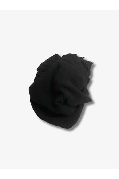 Yiğit Kumaş Viscose Fabric, Piece 100X100 cm Black
