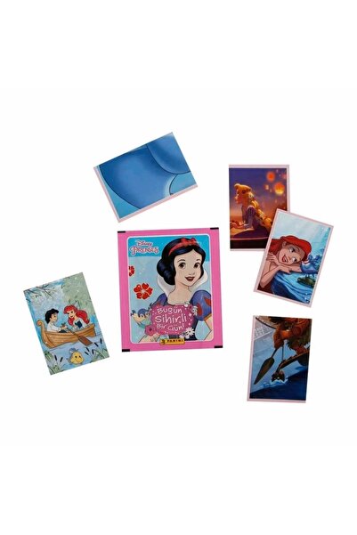 Panini مجموعة بطاقات ملصقات الأميرة الملونة الممتعة والتعليمية للأطفال