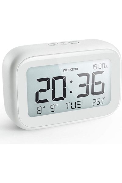 NOKLEAD Ceas digital cu termometru design modern display LCD