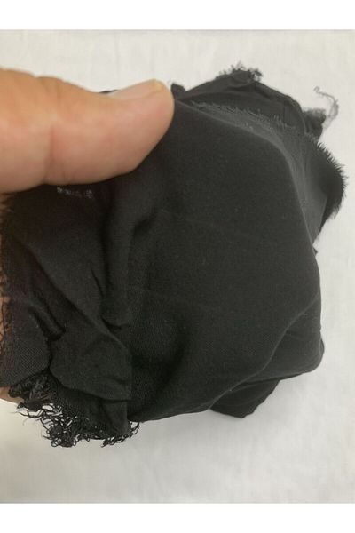 Yiğit Kumaş Viscose Fabric, Piece 100X100 cm Black