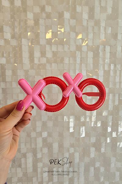PEKSHOP Matte Xoxo Glasses Party Glasses Bachelorette Glasses