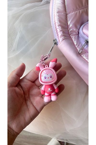 Doğaltaş Masalları My Melody Keychain with Light Pink