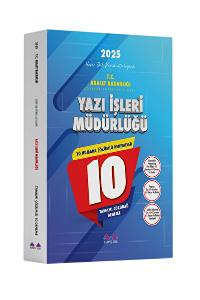 Rakipsiz UZEM RAKİPSİZ UZEMLE 10 NUMARA ÇÖZÜMLÜ DENEMELER ADALET BAKANLIĞI GÖREVDE YÜKSELME