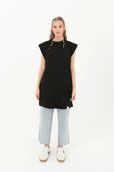 nedo7 Women's Basic Sleeveless T-Shirt - 30725Tun