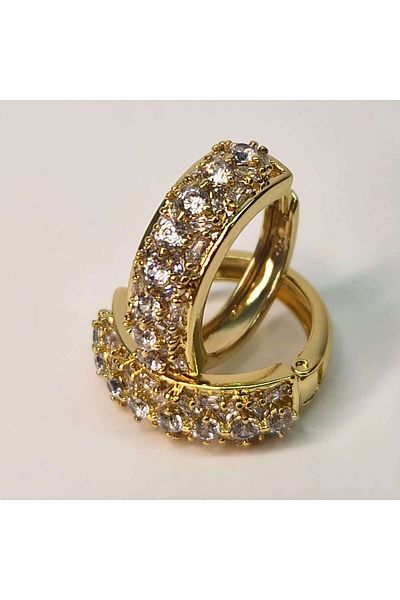 My Bijoux 18K Gold Plated Tiffany Earrings