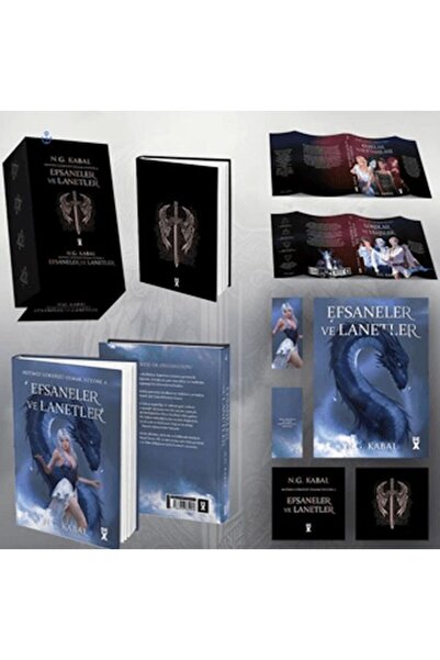 Genel Markalar Hepimiz Gökyüzü Olmak İstedik 4 - Efsaneler ve Lanetler (Kutulu- Ciltli) özel koruma poşetli