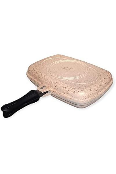 drobina Turkish Double-Sided Grill Pan (Cream)