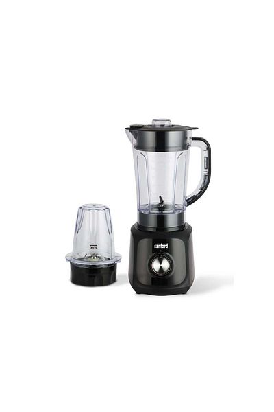Sanford Sanford 2-in-1 Blender and Grinder 1.6L - 600W, Dry Grinding Attachment, Splash-Proof Vents