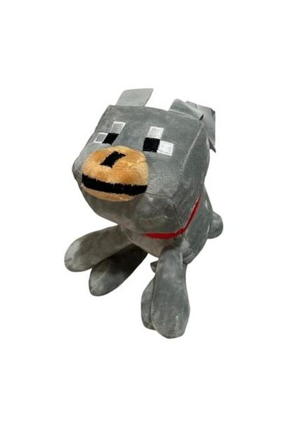OEM Figurină de pluș Minecraft, 28-30 cm, gri-roșu