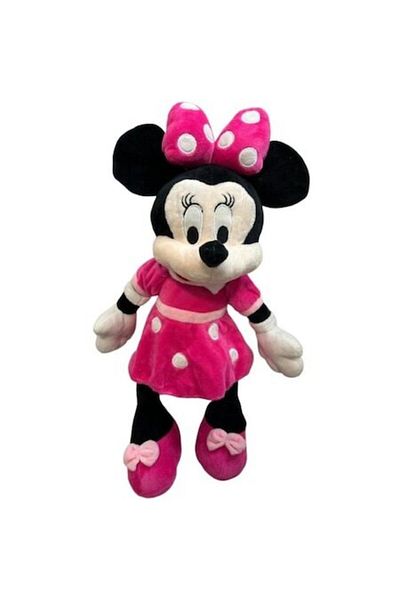 MICKEY & MINNIE Jucărie de pluș Minnie Mouse, roz, 45 cm