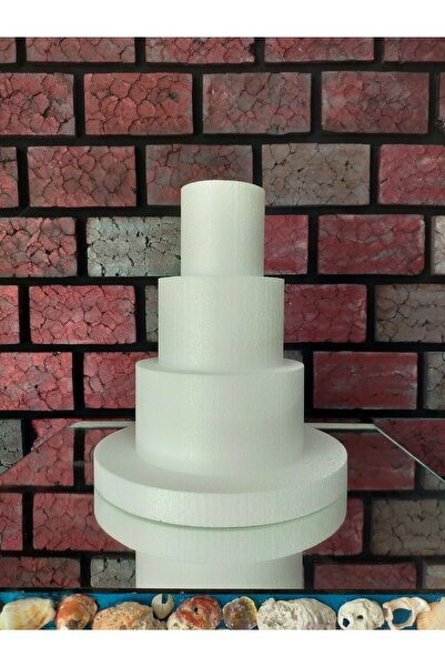 SBK Concept Strafor 4 Katlı Maket Pasta Köpüğü (Altlıklı)