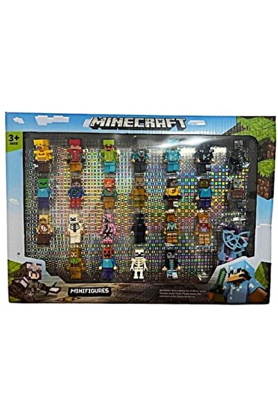 MINECRAFT set 24 figurine, multicolor, 6 cm