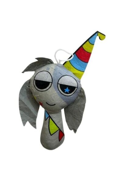 OEM Jucărie De Pluș Sprunki, Gri-roșu-albastru, 23 Cm