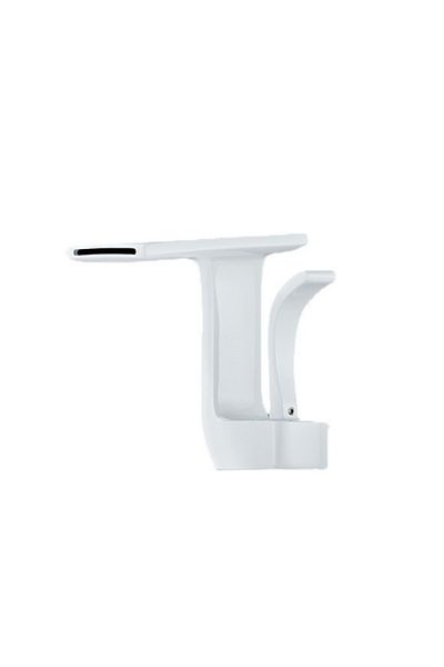 Adsinio Bathroom sink mixer,Adsinio,Copper body, Waterfall outlet,Manual water temperature adjustment,White