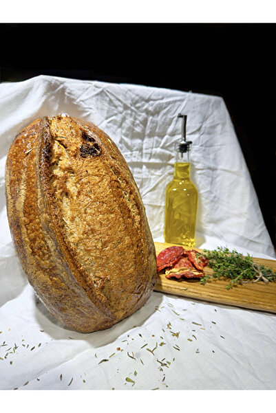 BEYT ŞAHIM Kekikli Kurutulmuş Domatesli Zeytinyağlı Ekşi Mayalı Ekmek 1 KG – ...