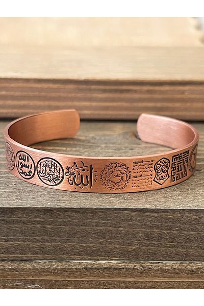Rupen Kraft Pure copper bracelet protection dual lucky numbered protection charmed copper bracelet