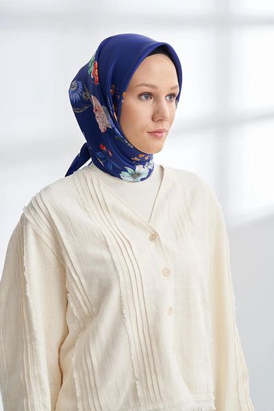 ARMANDA PREMIUM COLLECTION ΜΑΝΤΙΛΙ ΡΟΖΑΜΠΕΡΙ ΣΧΕΔΙΟ TWILL ΜΕΤΑΞΩΤΟ - 4319-159