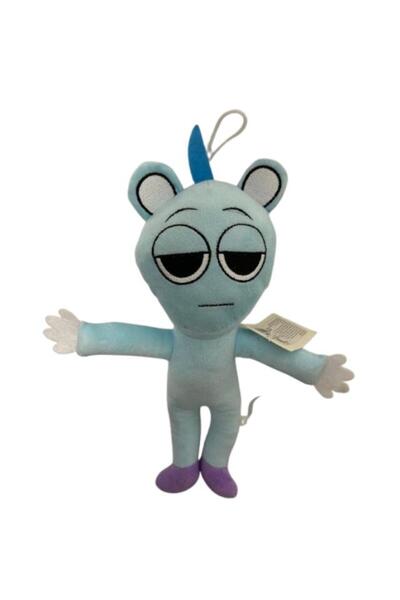 OEM Jucărie Plus Sprunki Sky, cu picioare, albastru deschis, 25 cm