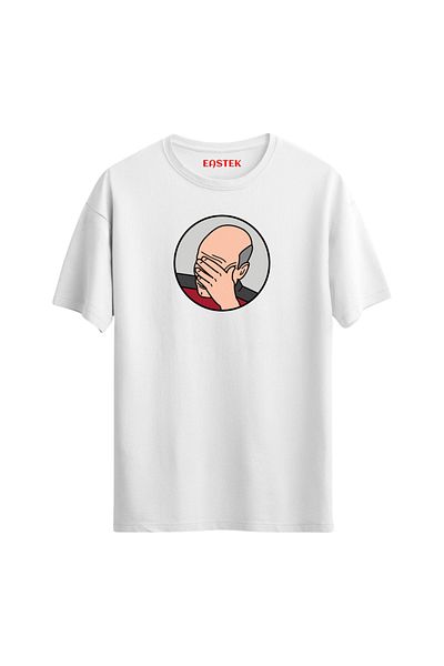 Eastek Epic Facepalm Picard Unisex Printed Design T-Shirt