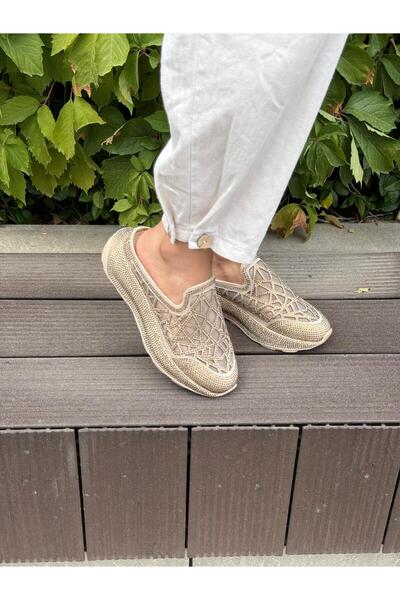 LABRONA Women's Stone Patterned Orthopedic Sole Slippers