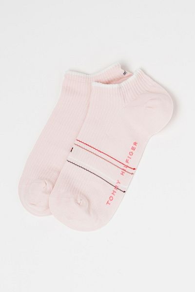 Tommy Hilfiger , Set of Ankle Socks - 2 Pairs, Pastel Pink, Size 39-42
