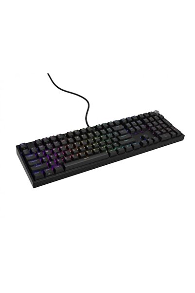 Genesis Tastatură mecanică de gaming THOR 404 RGB Outemu Peach Silent Switch, USB, Negru