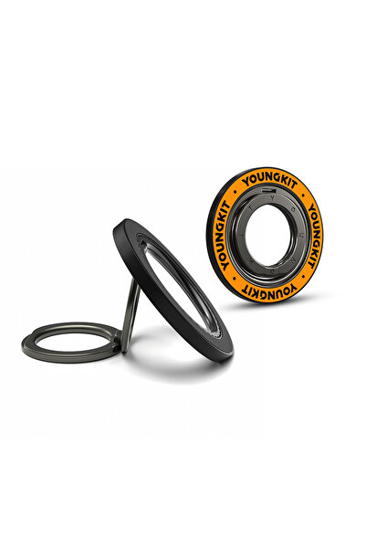 Youngkit Parmak Ring Stand Magnetik 360 Derece Dönebilen Double Ring Serisi T...