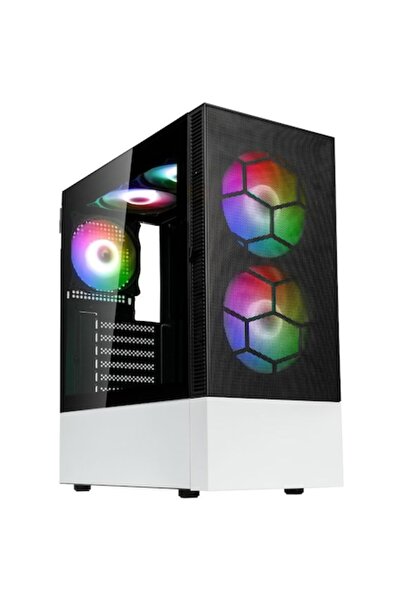 Kolink Observatory MX Mesh ARGB, Mid-Tower, Black/White