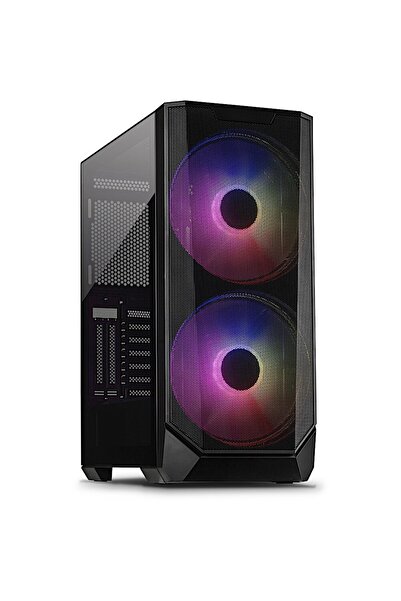 Inter-Tech Airstream Black Mid Tower Case