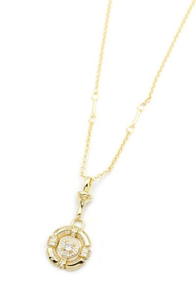 MBB ETİCARET Jewelled Necklace - Gold
