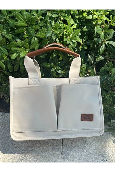 SHIKIRTI Double Pocket Tote Model Women's Shoulder Bag