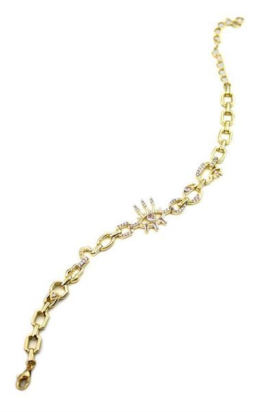 MBB ETİCARET Stone eye bracelet - gold