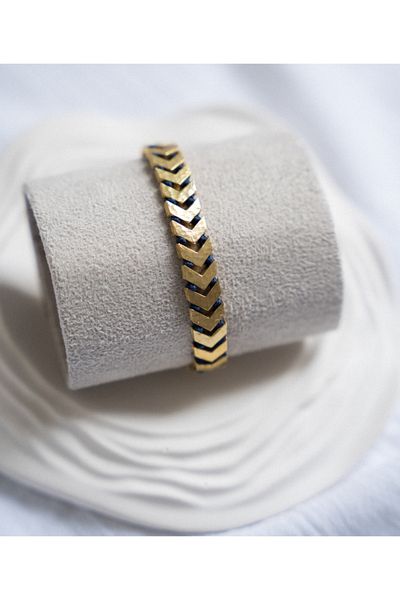 LUNESTA Flare Bronze Plate Bracelet