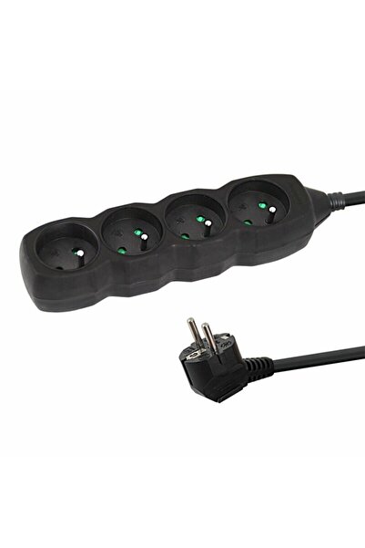 ESPERANZA Πολύπριζο ELK205K, 4 πρίζες, 1,5m Μαύρο