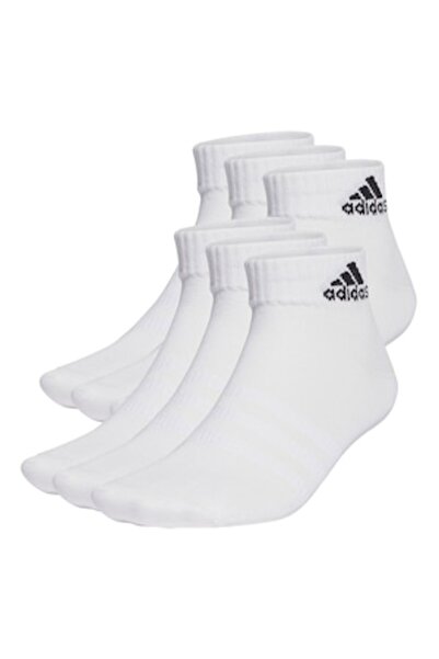 Adidas Sportswear Set de sosete unisex, pana la glezna - 6 perechi, Alb, 40-42