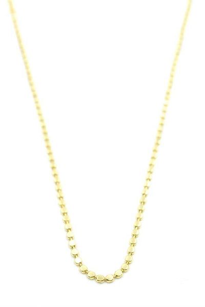 MBB ETİCARET Scrunch Chain Necklace - 45cm - Gold
