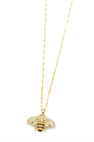 MBB ETİCARET Queen bee necklace - gold