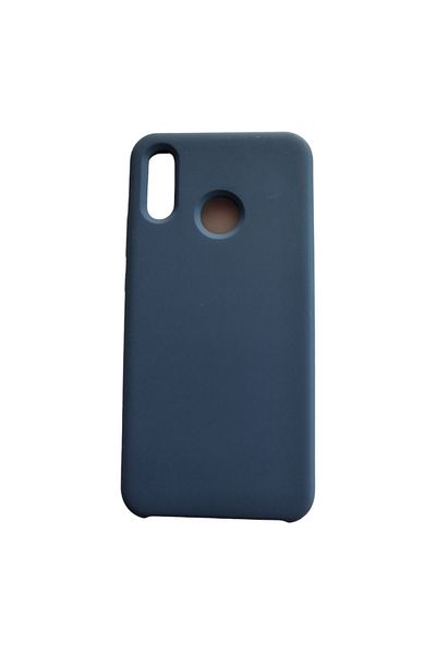 OEM Carcasă compatibilă cu Huawei P20 Lite, silicon lichid cu interior de catifea, albastru închis