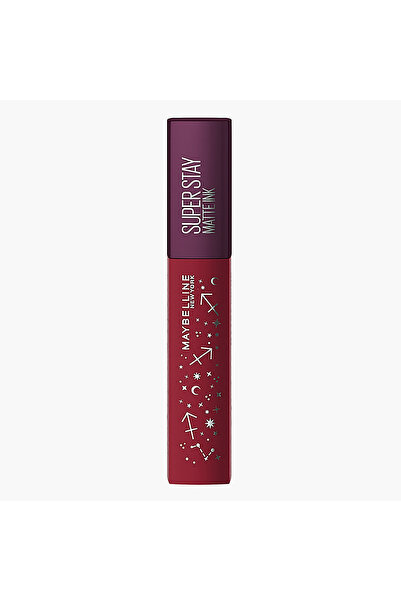 Maybelline New York أحمر شفاه سوبر ستاي مات إنك زودياك