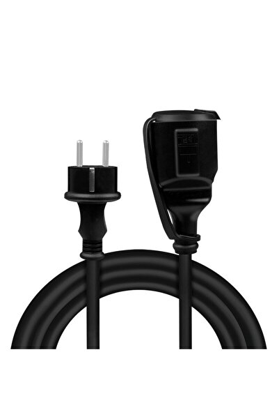 LogiLink Prelungitor de alimentare, Schuko, 5m, 3x1.5mm2, 250V / 16A, Negru