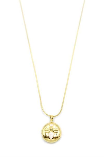 MBB ETİCARET Queen Bee Necklace - White