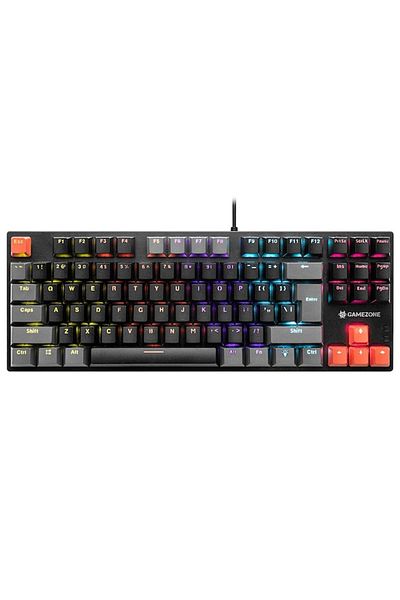 Tracer Blade 87 Mechanical Wired Keyboard with Rainbow LED Backlight