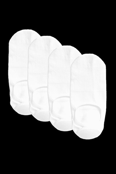 Marks & Spencer , Set de șosete foarte scurte - 4 perechi, Alb, Mărimea 6-8