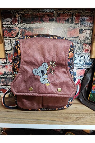 Street Bag Koala Embroidered Daily Backpack