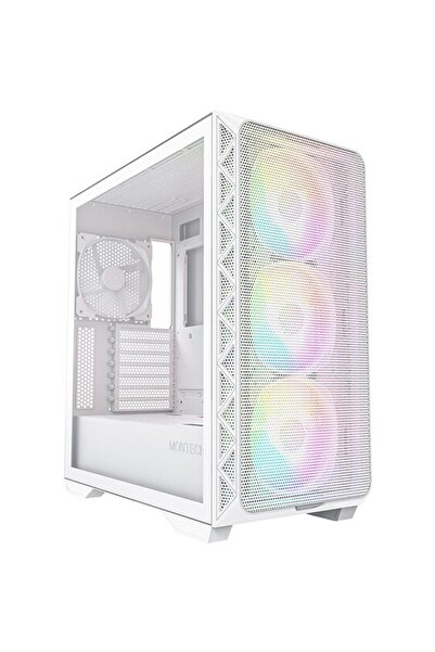 MONTECH AIR 903 Max Case, Without Power Supply, White, Mesh, Tempered Glass, ARGB